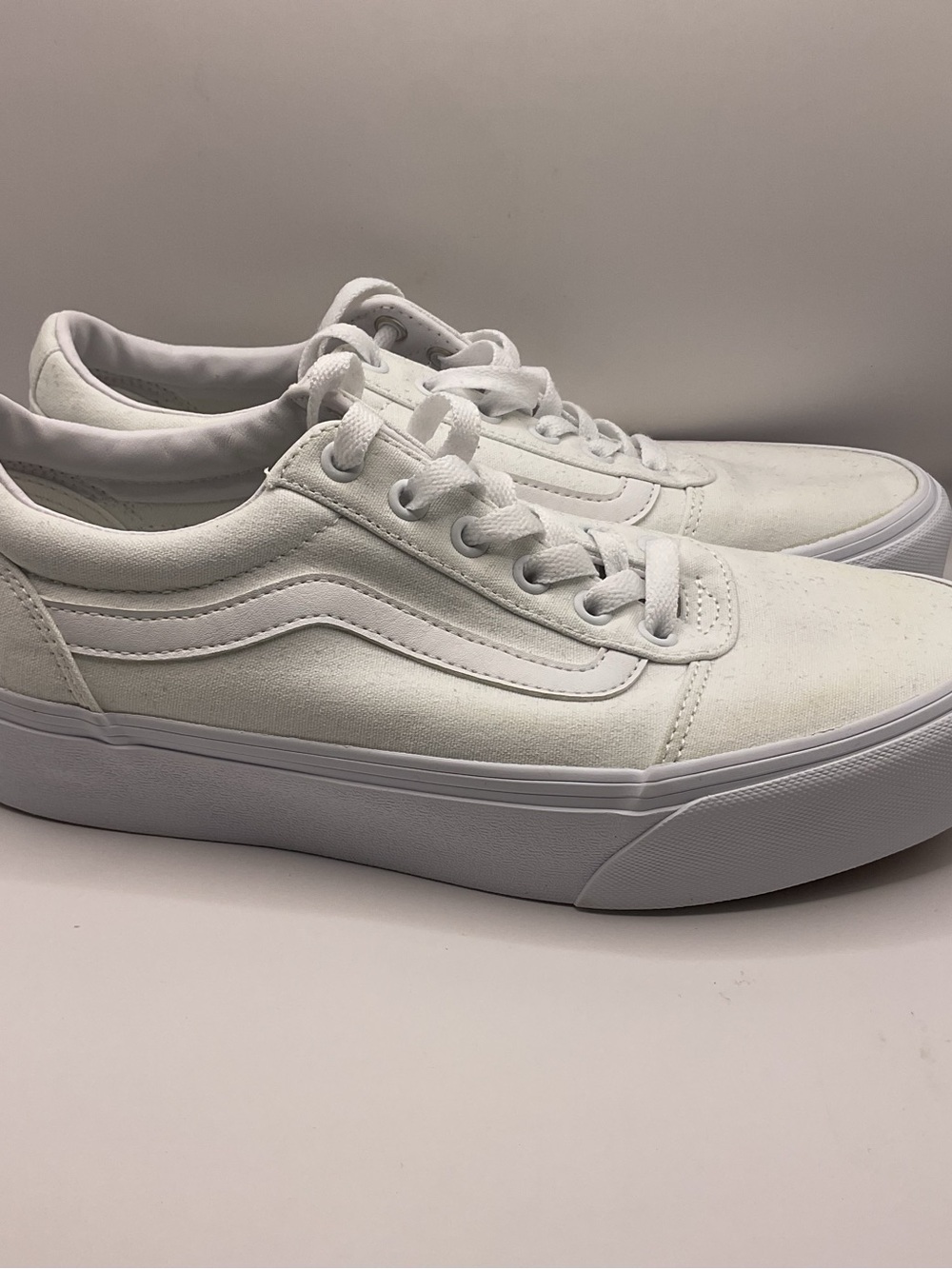 Vans Ward Sneakers Low-Top Lace Up Signature Rubber Waffle Outsole Size Women 10 - Picture 4 of 10